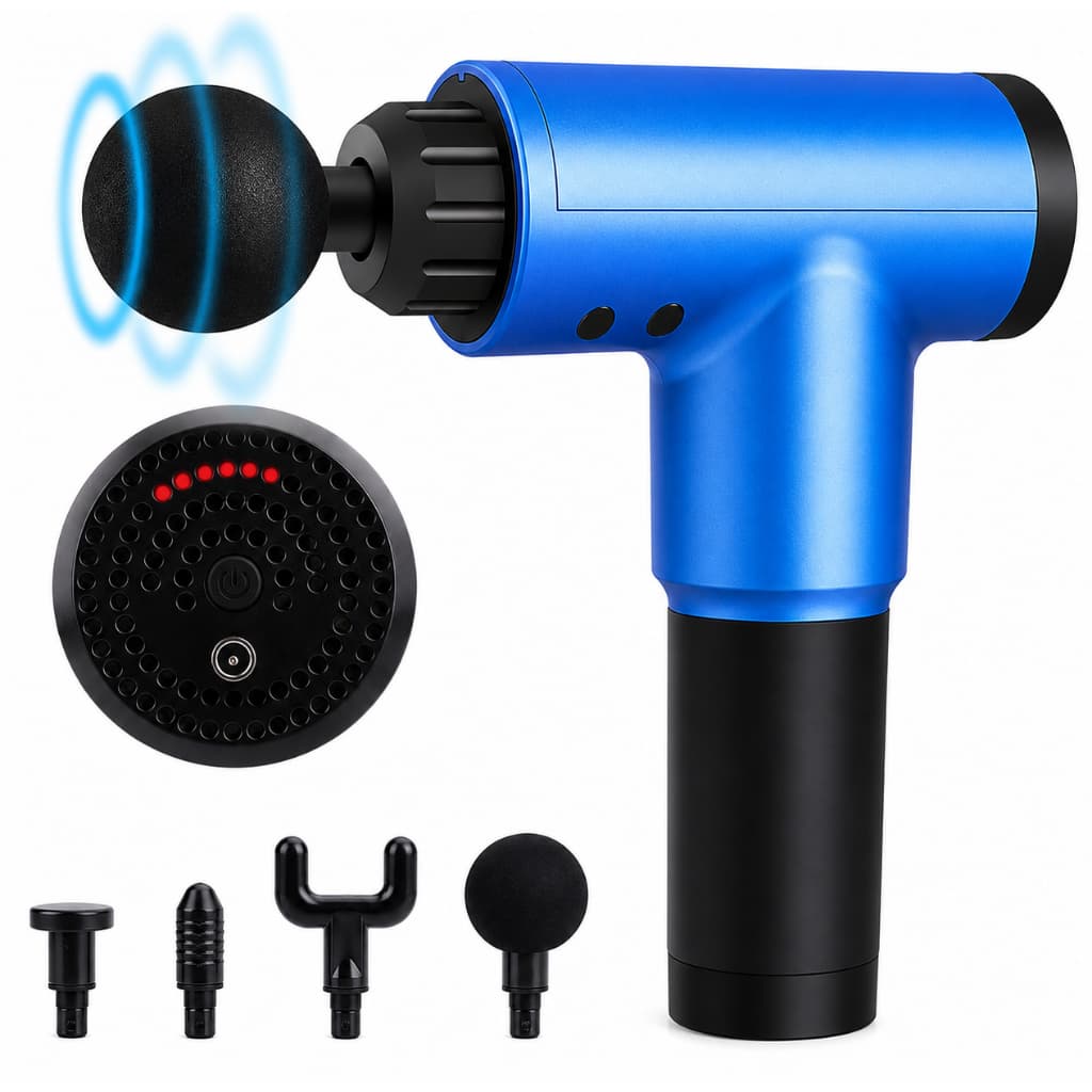 Massageador Elétrico de Alta Frequência Profissional Recarregável Muscular Massagem