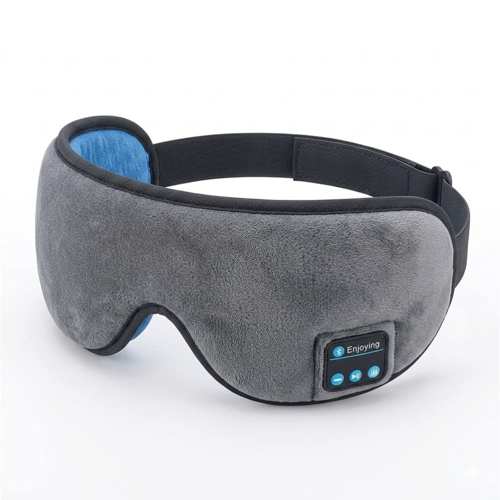 Máscara de Sono Tapa Olho Para Dormir com Fone Bluetooth Sono Confortável
