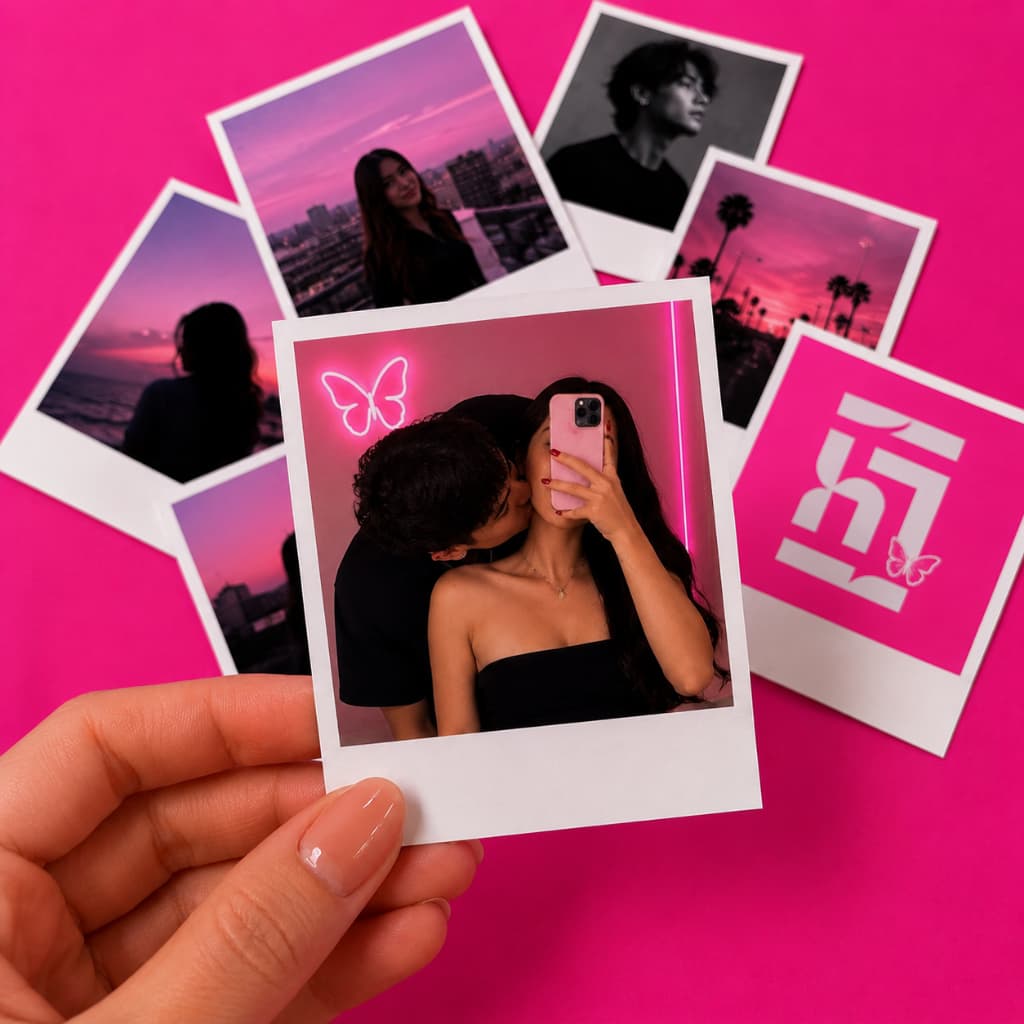 Mini Foto - Kit até 60 fotos - Cabe na capinha de Celular - Alta qualidade - Envio FULL