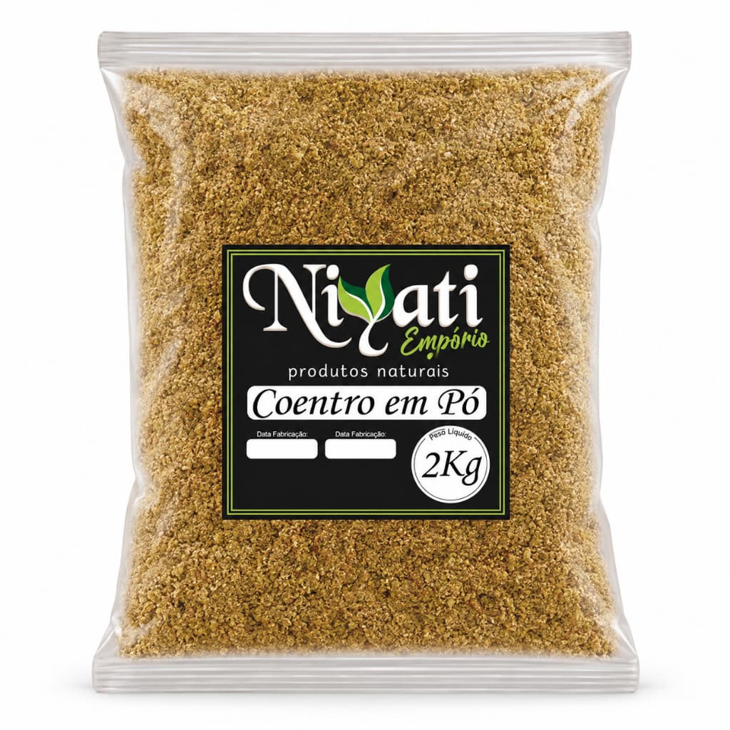 Coentro em pó 2kg Tempero Condimento - Niyati