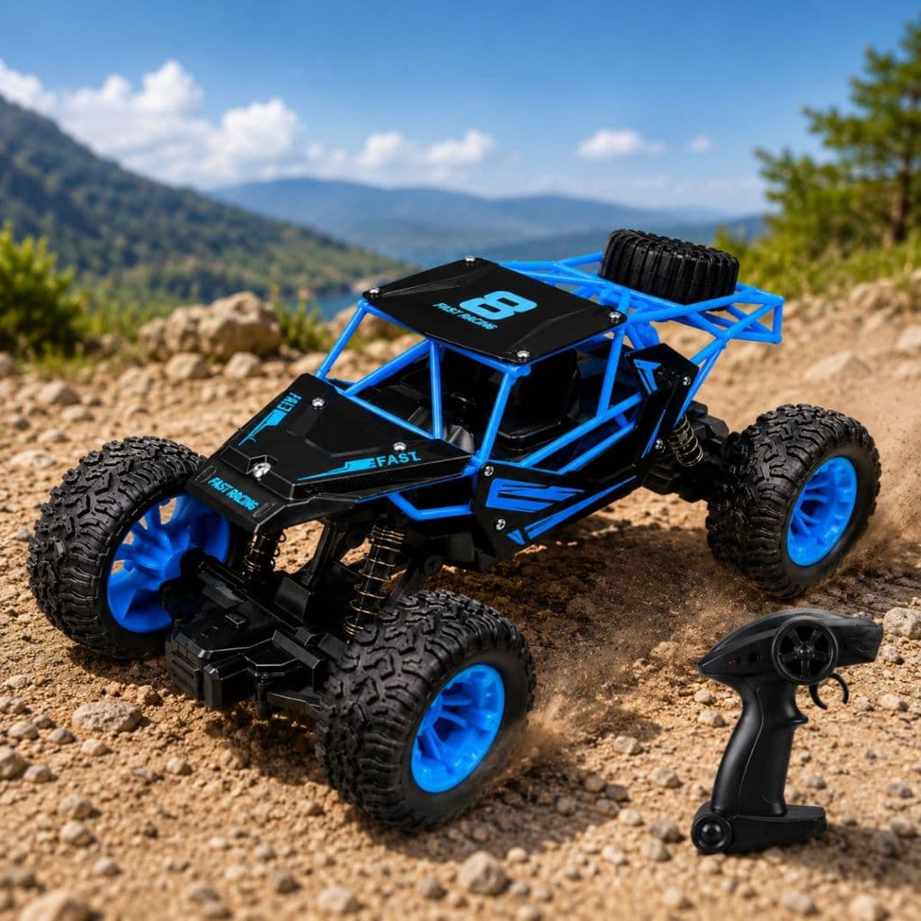 Carrinho Controle Remoto Recarregável Off Road Brinquedo Carrinho Monster Bateria Grande