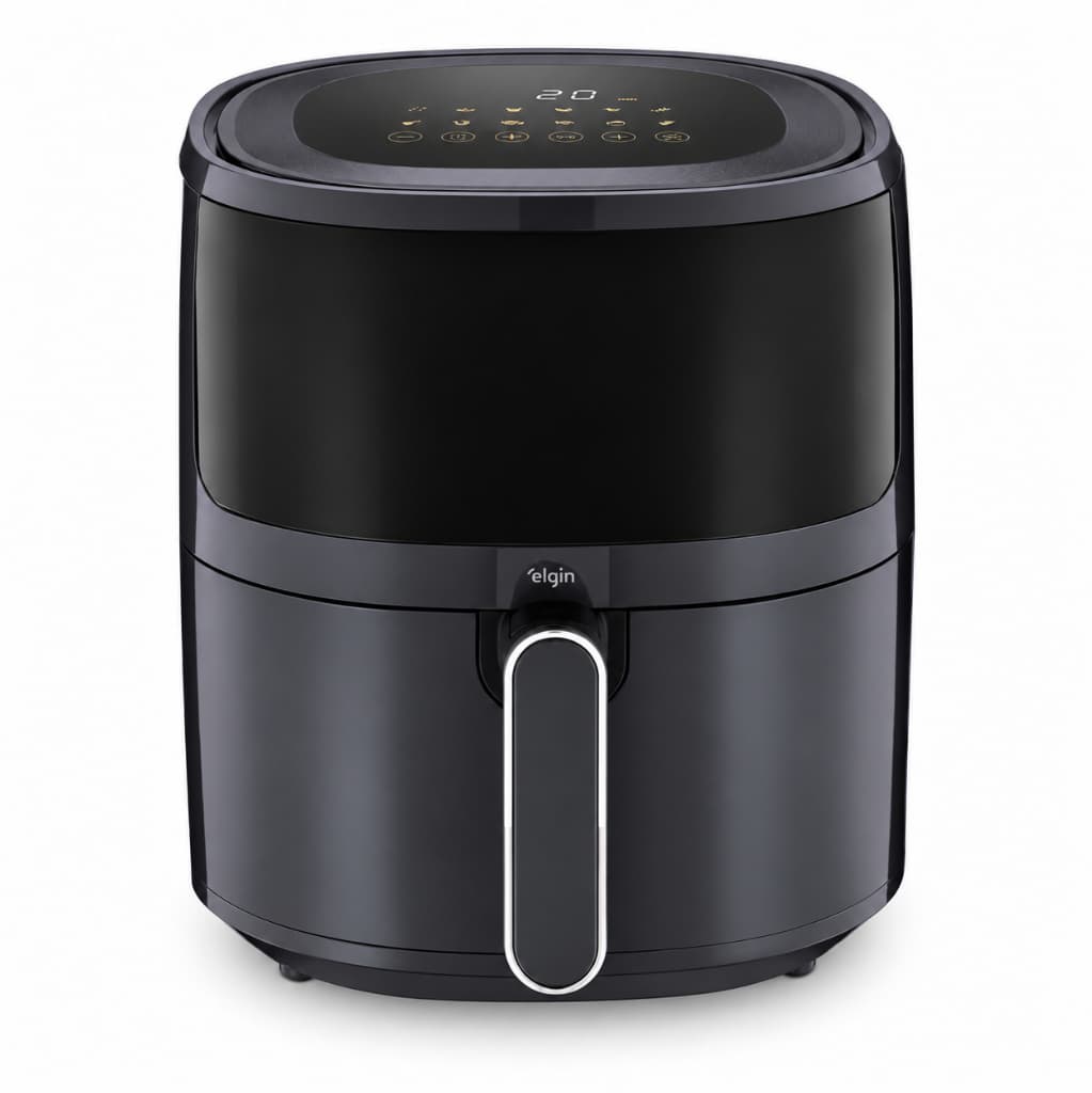 Airfryer Fritadeira Elétrica 5 Litros Visio Fry Elgin 1700W Painel Digital