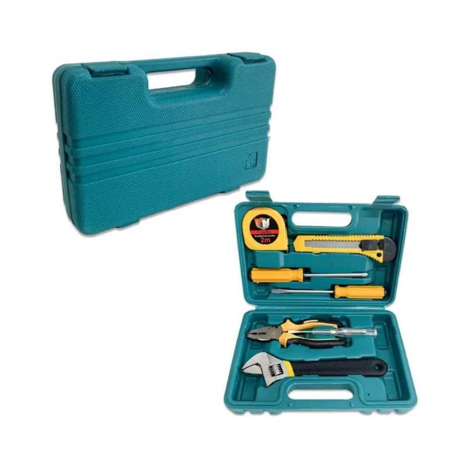 Maleta de Ferramentas 8 peças Kit Completo para Reparos e Manutenção
