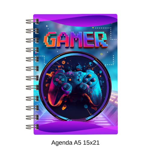 Agenda Gamer Personalizada 1 Dia por Página