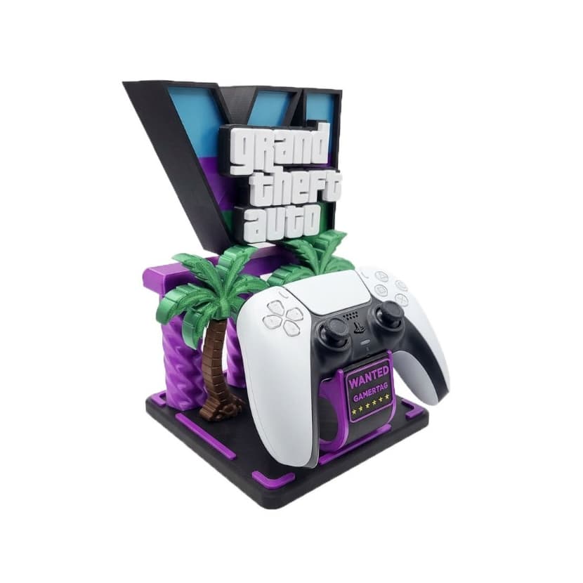 Suporte Controle Videogame Universal Grand Theft Auto GTA 6 Personalizavel