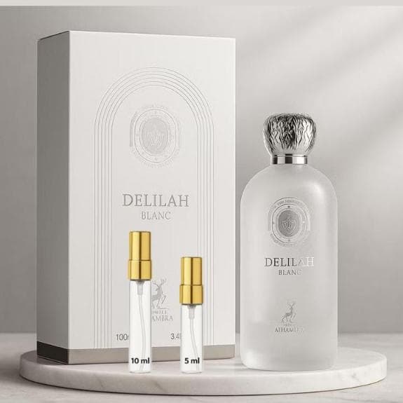 Perfume Árabe Feminino  Delilah Blanc - 100% ORIGINAL - Importado - Alta Fixação - Alta Projeção - Cítrico Almiscarado