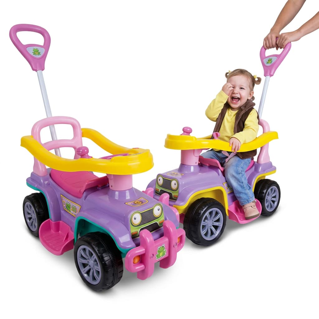 🚜 Infantil Com  Empurrador para Bebê Menina Jip Jip/ Carrinho De Passeio Controle Direcional👶