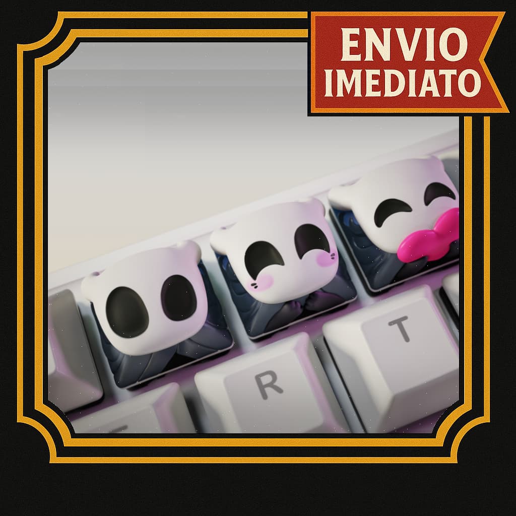 Hollow Knight Keycap 3D Inspirado em Hollow Knight Game – Tecla para Teclado Mecânico Gamer jogo Hollow Knight
