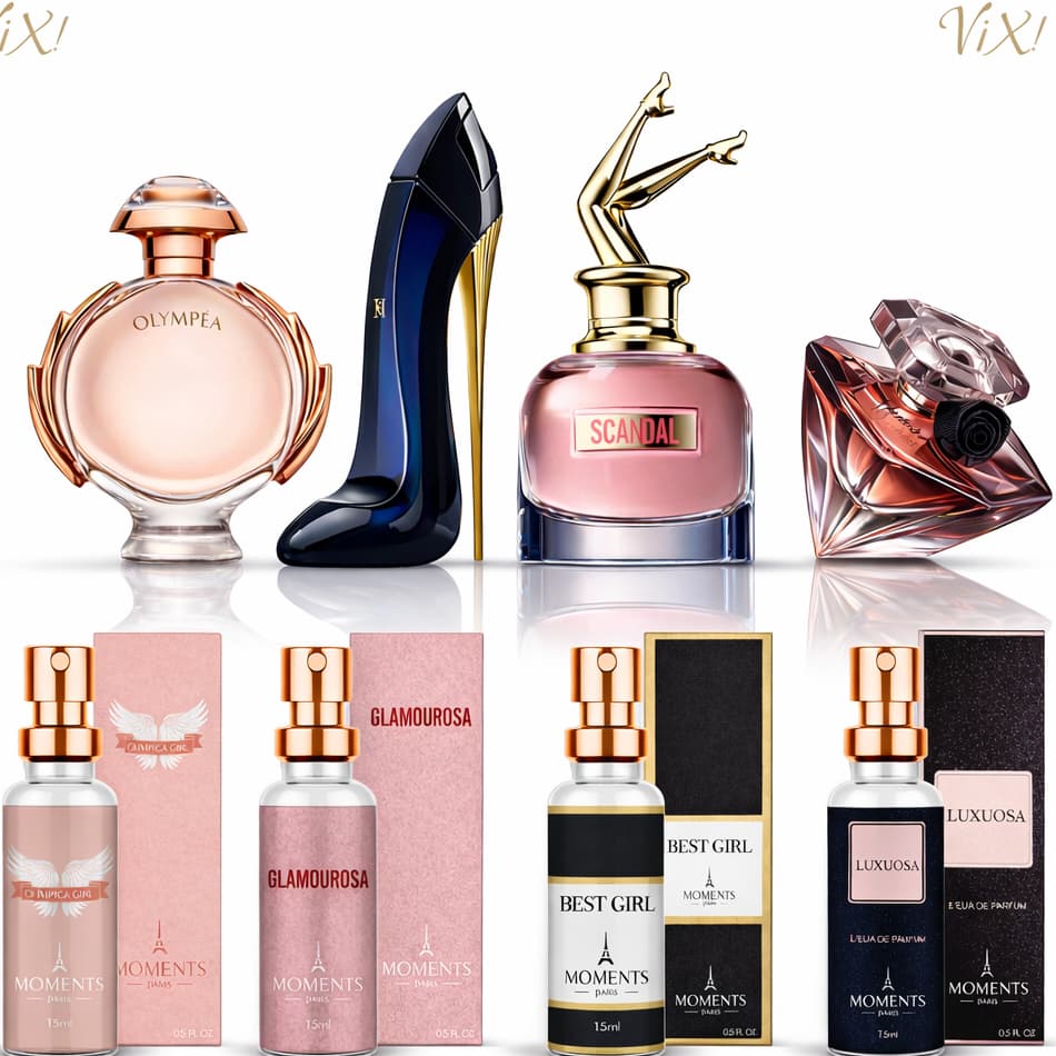 Perfume Feminino Importado Eau de Parfum EDP 15ml Moments Paris