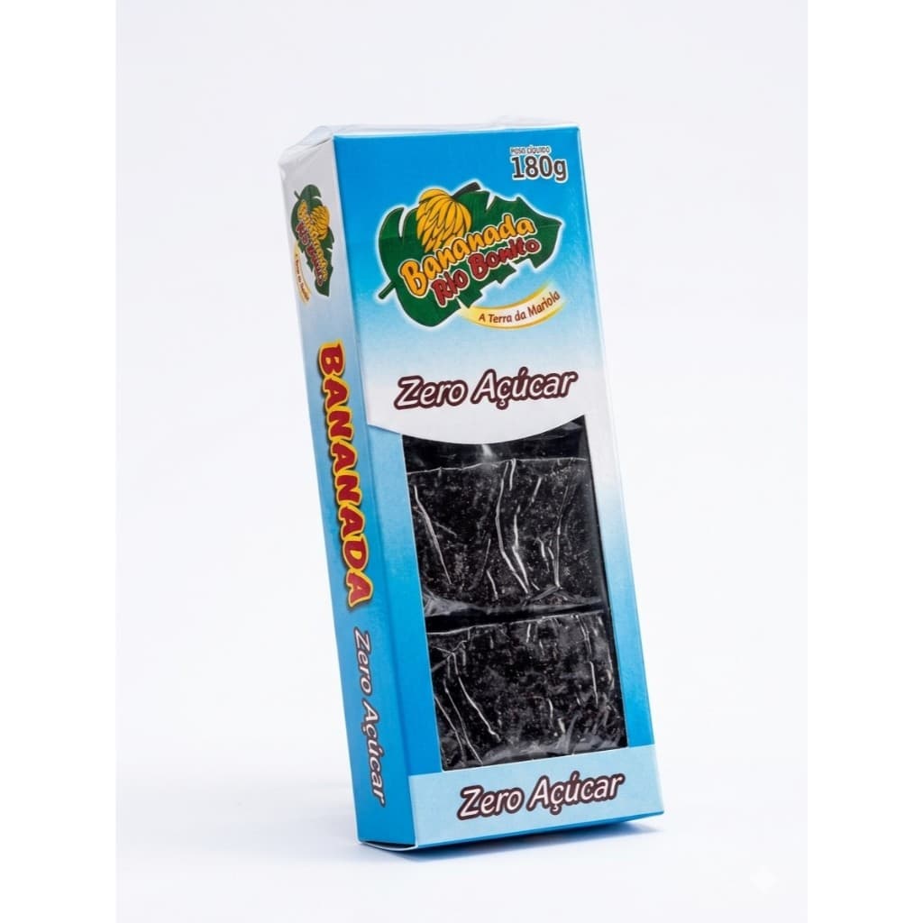 Kit Bananada Zero Açúcar Rio Bonito 180g – Doce de Banana Natural e Saudável