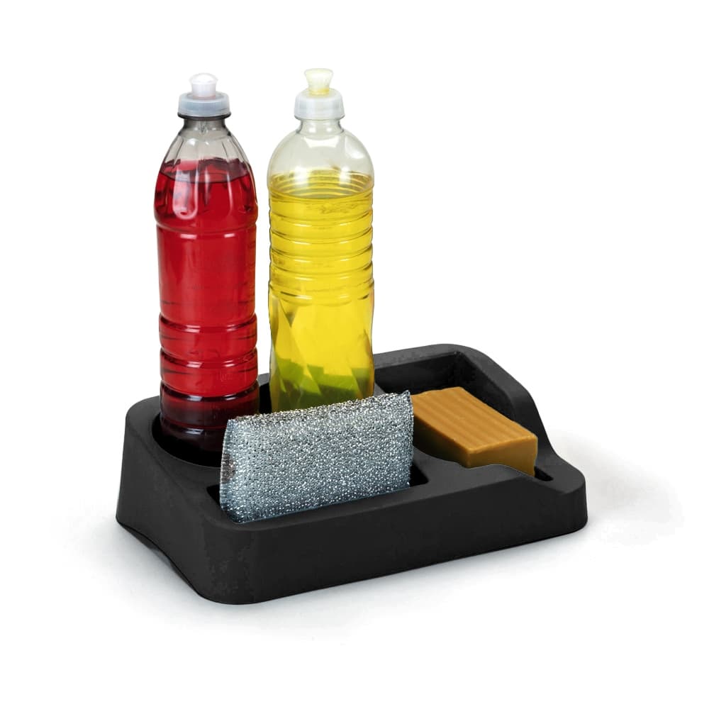 Organizador de Pia Multiuso Porta Detergente + Esponja + Sabão. Ideal para Cozinha e Área de Serviço