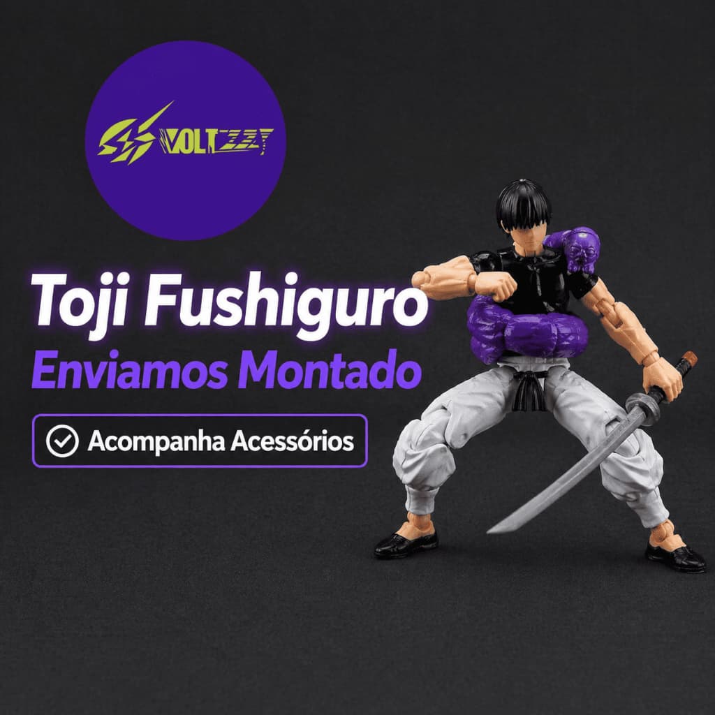 Dummy 13 Toji Fushiguro Boneco De Ação Articulado 3d Anime Jujutsu Kaisen