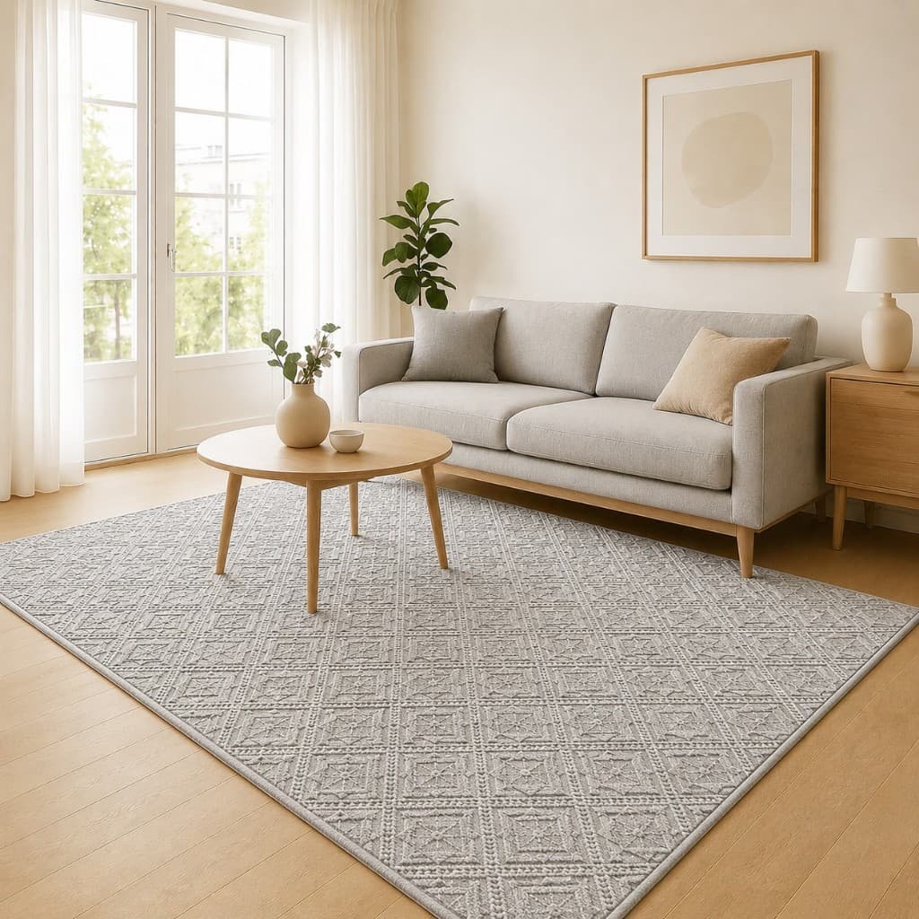 Tapete Sala Grande 2,00x1,40 Antiderrapante Lavável Conforto e Estilo