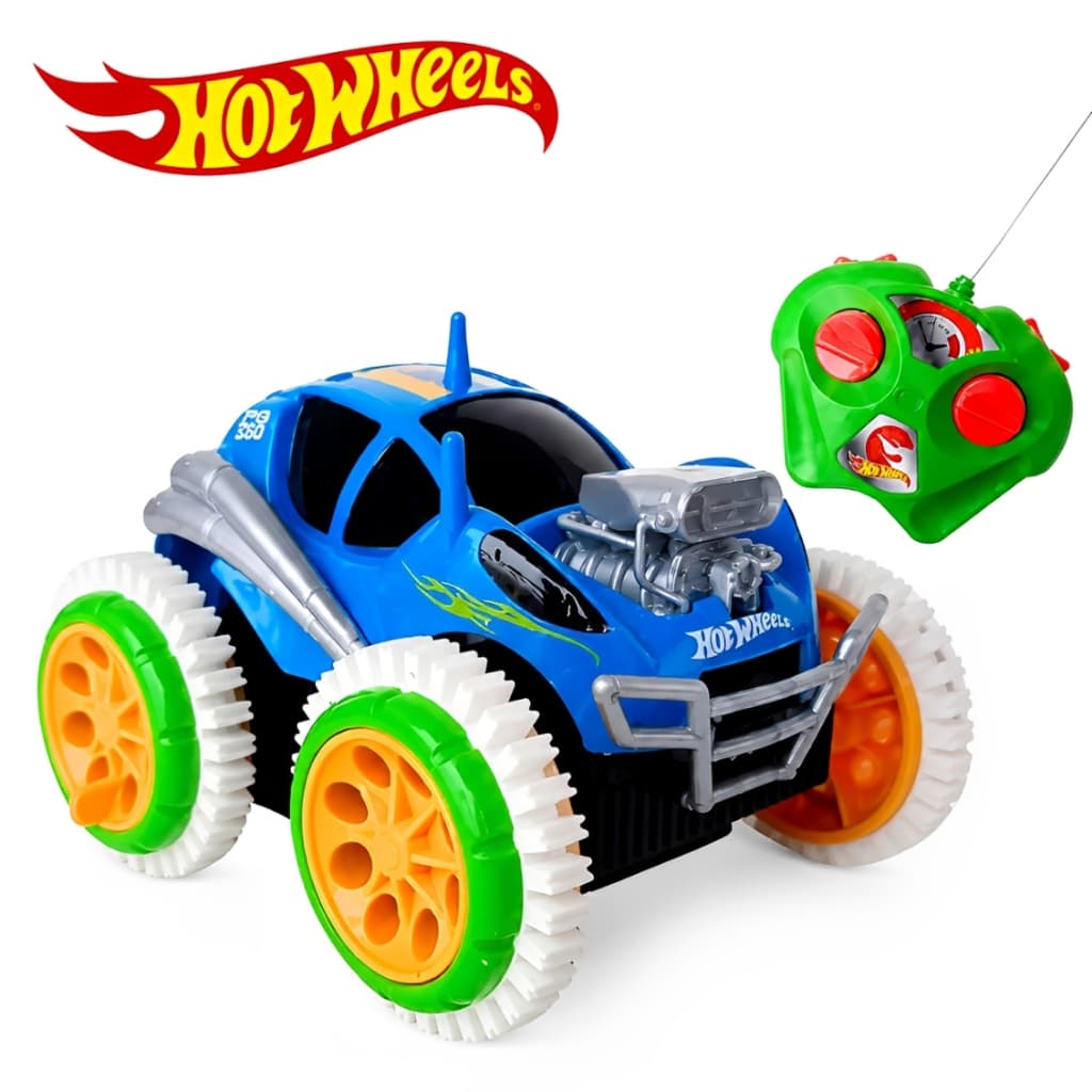 Carrinho Controle Remoto Hot Wheels Radical 360 Carro RC Infantil Candide