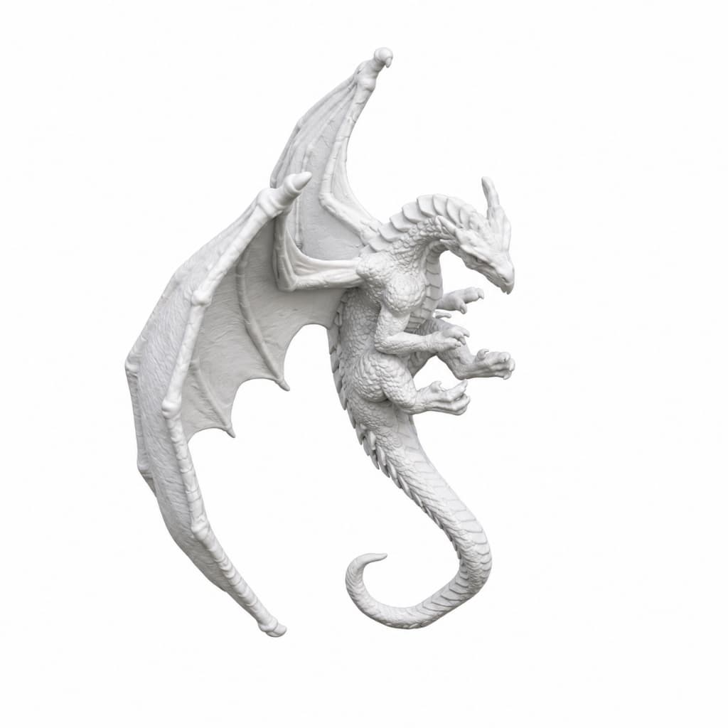 Dragão Guardião para Monitor | Decoração Gamer Geek para Setup PC | Impressão 3D