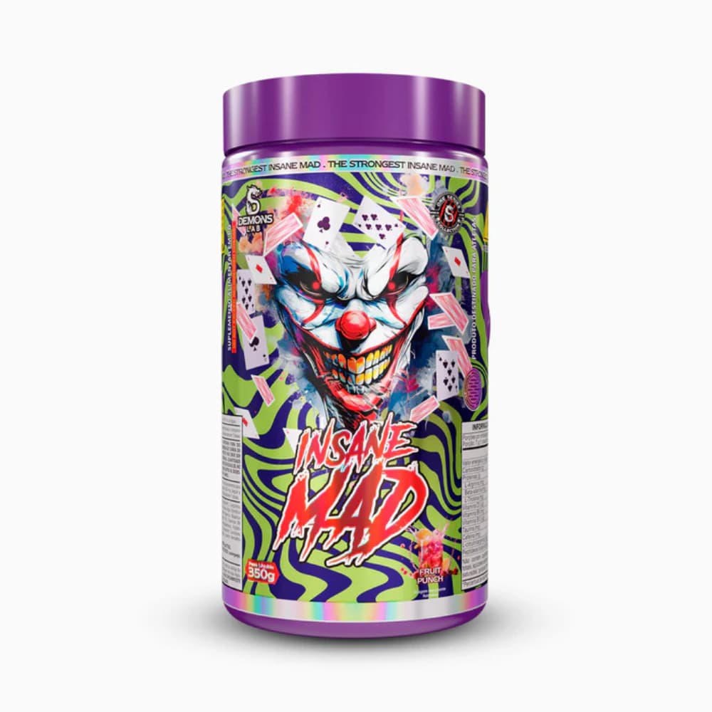 Lançamento Pré Treino Insane Mad 350g