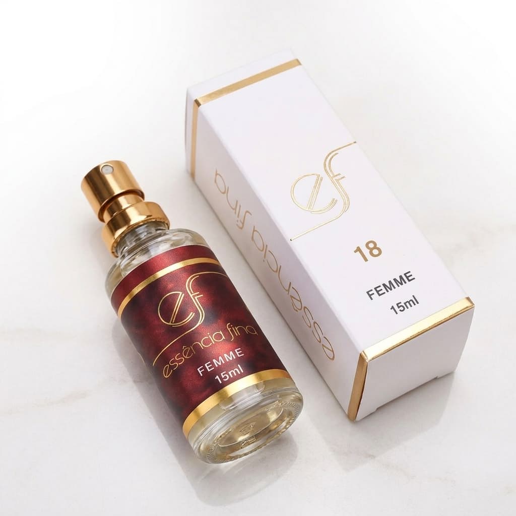 Perfume Feminino Alta Fixação 15  25 100 ML Contratipo Importado Eau de Parfum Concentrado Miniatura