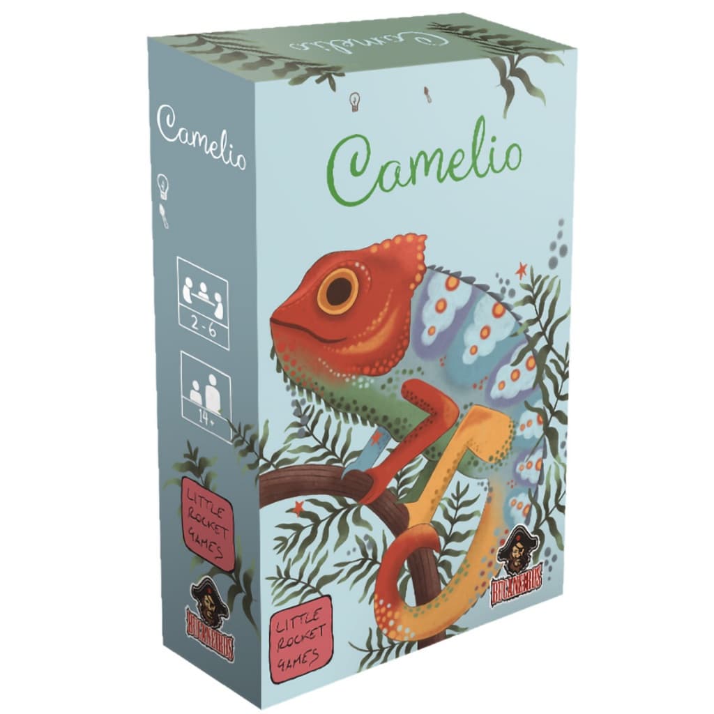 Camelio - Jogo de Carta para Amigos e Família, 2 a 6 jogadores, partida de 20 min - Bucaneiros Jogos