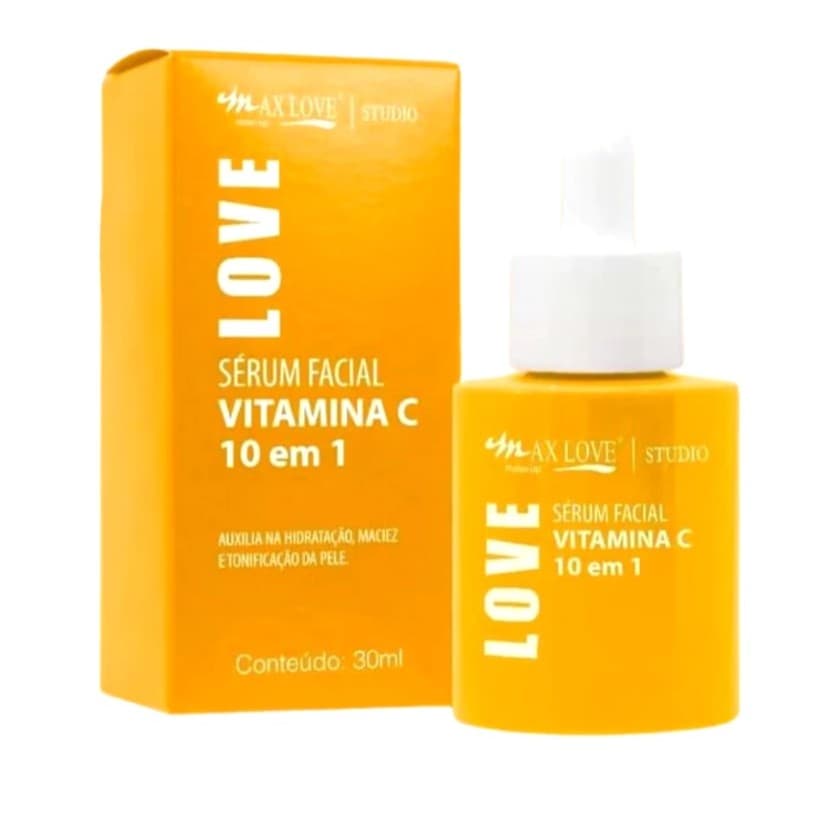 Sérum Facial Vitamina C Max Love 10 Em 1 30ml Hidratação E Tonificação Da Pele