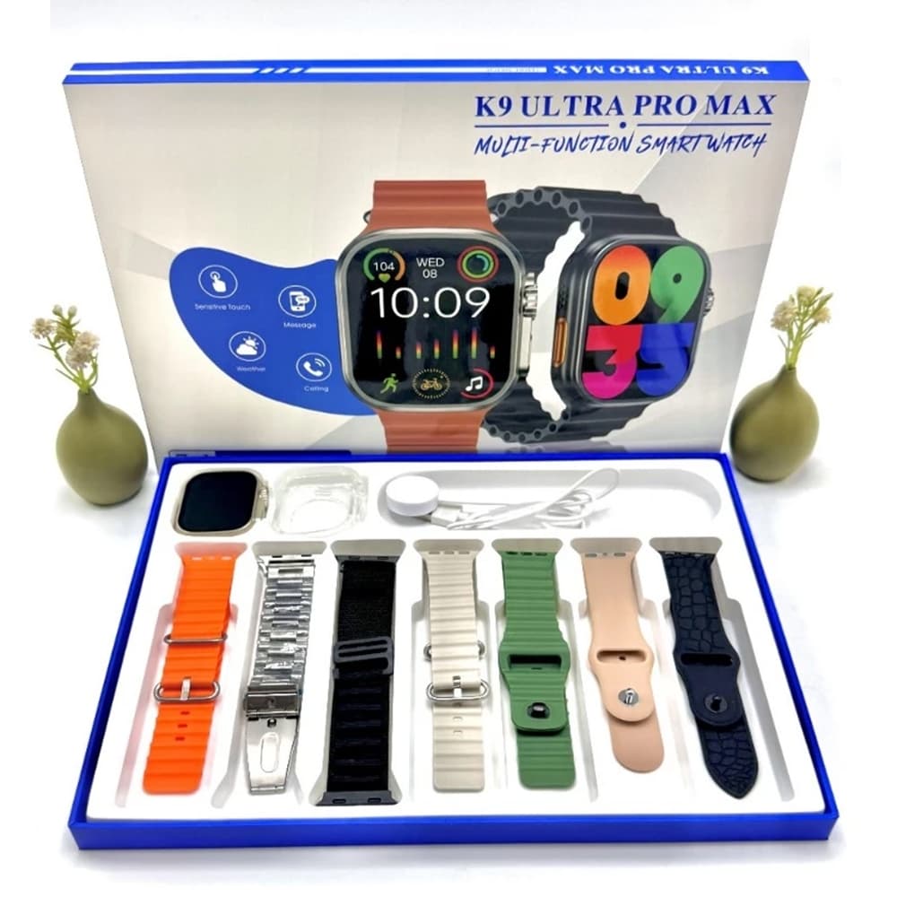 2026 K9 ULTRA IWO 7 in 1 Série 9 Novo Smartwatch Relógio Inteligente 9 2.1inches