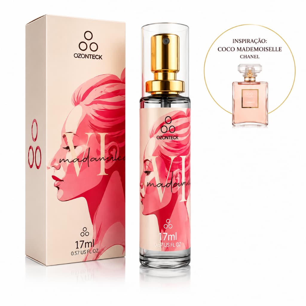 Ozonteck Perfume Madame VI 17ml| Alta Fixação| Importado| Perfume Feminino| Original| Marcante