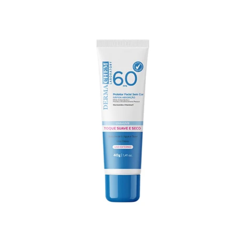 PROTETOR SOLAR FACIAL FPS 60 - DERMACHEM