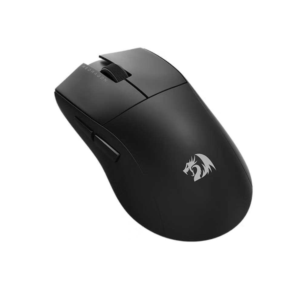 Mouse Gamer Redragon King Pro 1k Preto Preto Sem Fio Wireless