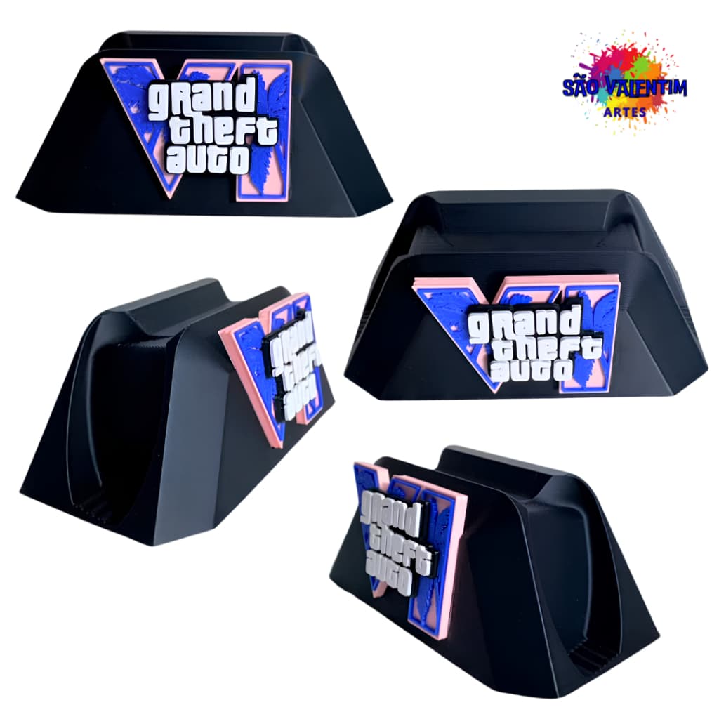 Display para Controle de Videogame GTA VI PS5 Xbox