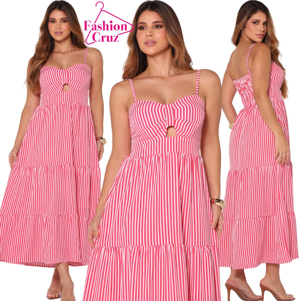 Vestido  Feminino Midi Vestido Elegante de Primavera/verão para Mulheres
