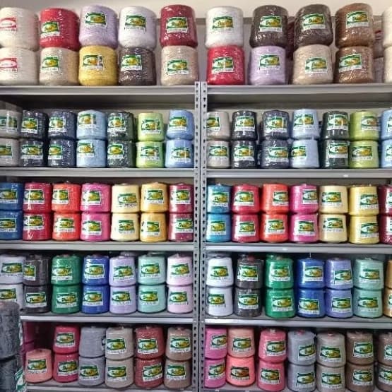Barbante Eco Brasil 1Kg Fio 6 e 8 com Algodão Ecológico para Artesanato