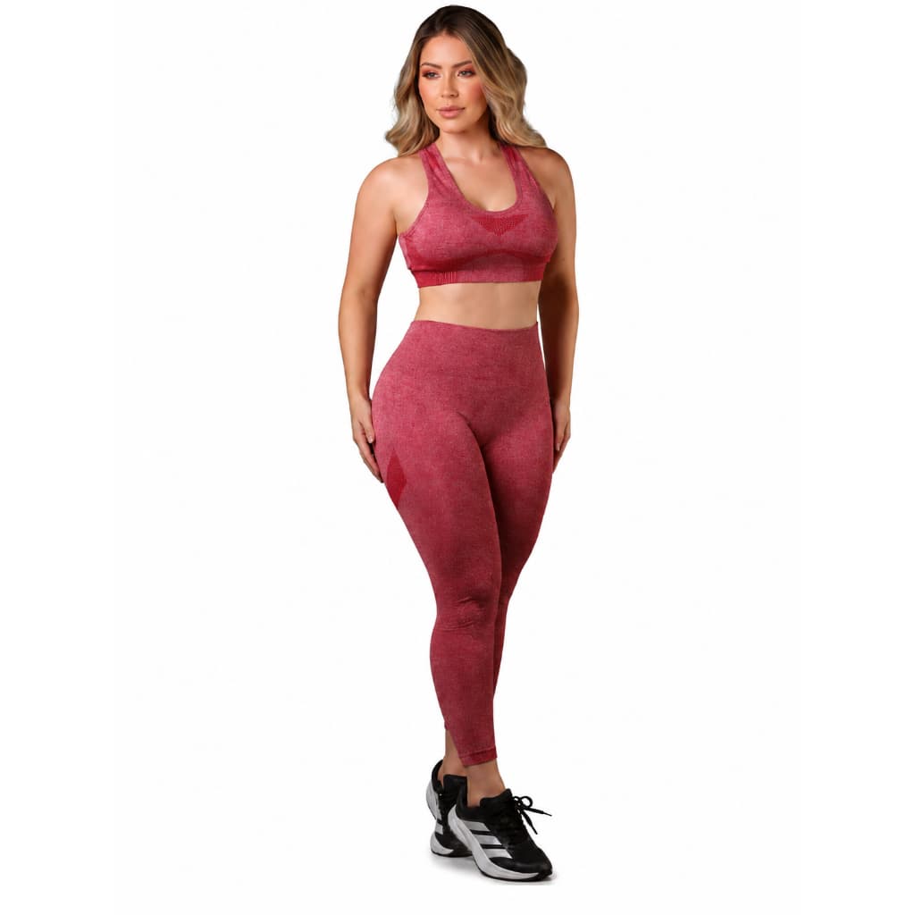 Conjunto Feminino Fitness Top Fitness Conjunto Sem Costura Conjunto Esportivo Feminino Conjunto Yoga Roupa Treino top