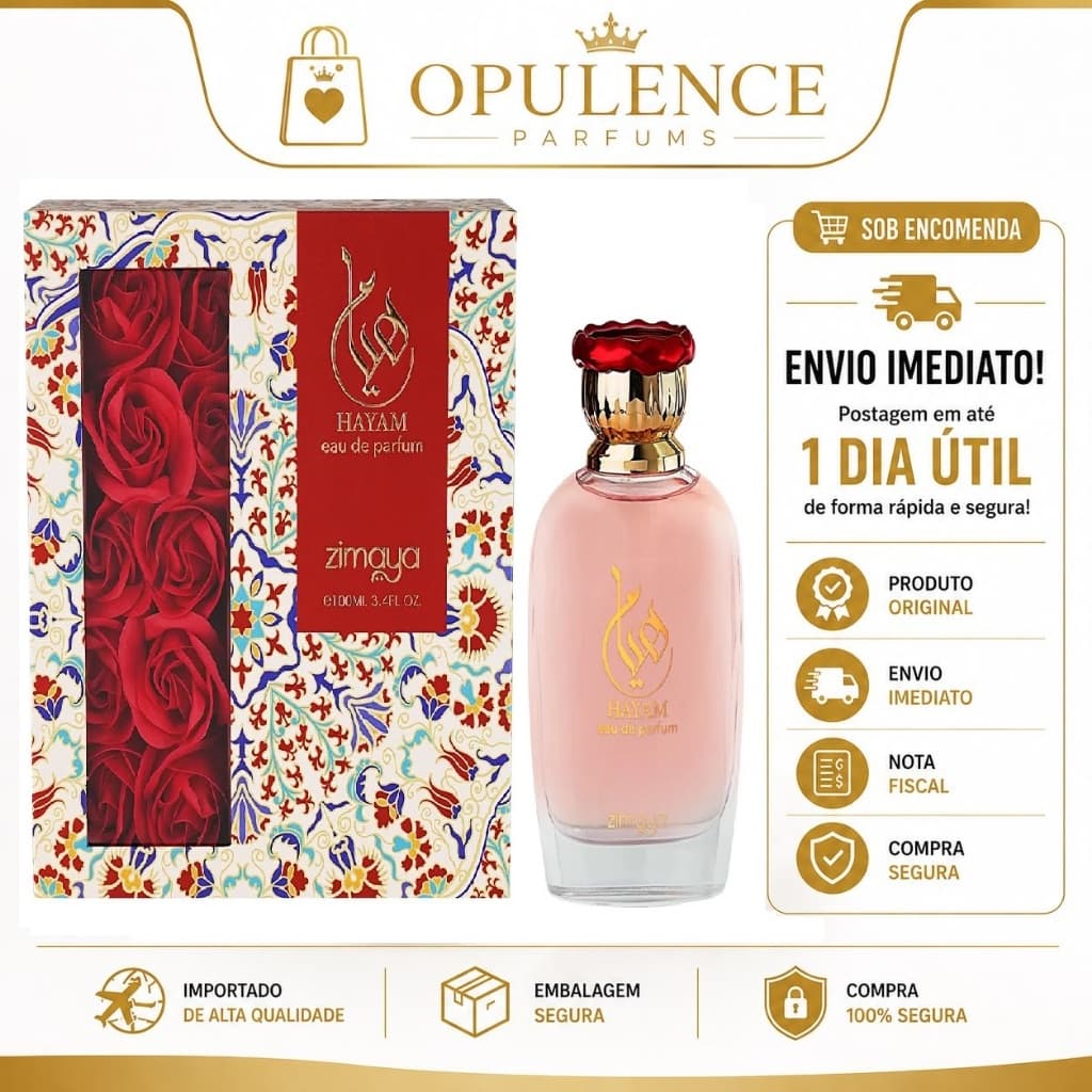 Perfume Zimaya Hayam Eau de Parfum 100ml Feminino Original Importado