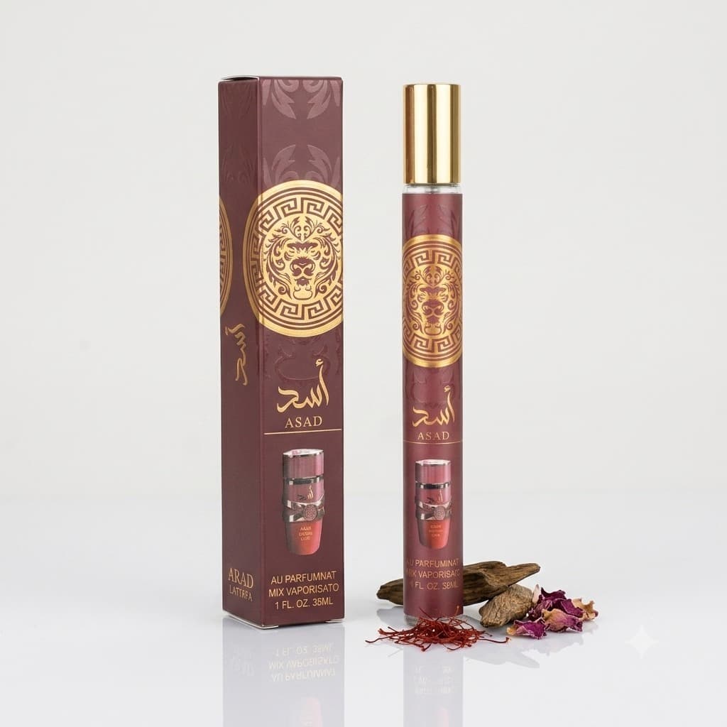 Perfume Tubete Asad Bourbon 35ML Masculino Eau de Parfum Alta Fixação Importado