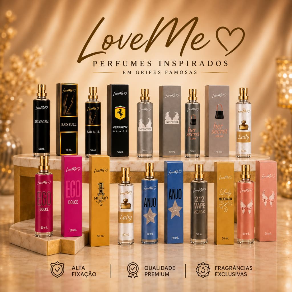 Kit 13/10/5/3 Unidades de Perfumes Importados 50ml | Feminino e Masculino | Pronta Entrega | Envio em 24h