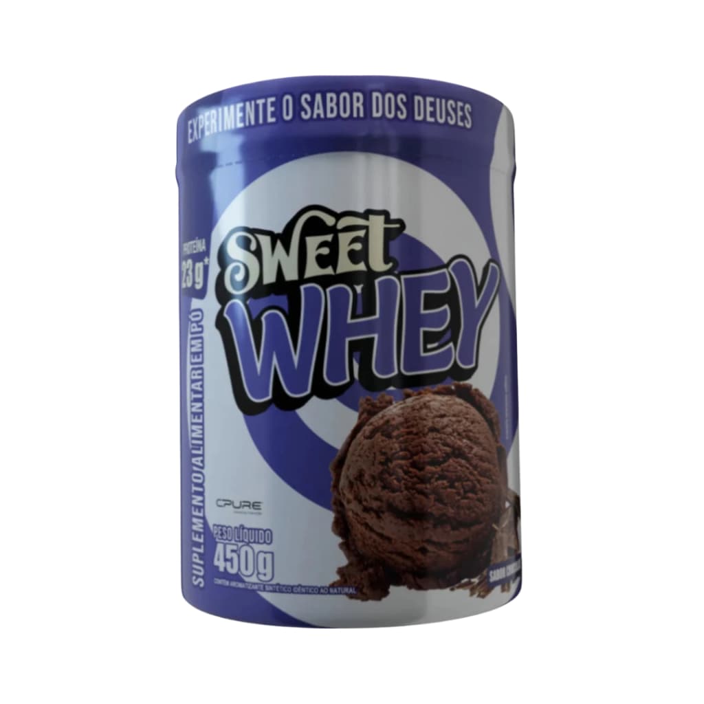 Sweet Whey Protein 24g Aminoácidos Bcaa Canibal Inc 450g Sabor Chocolate