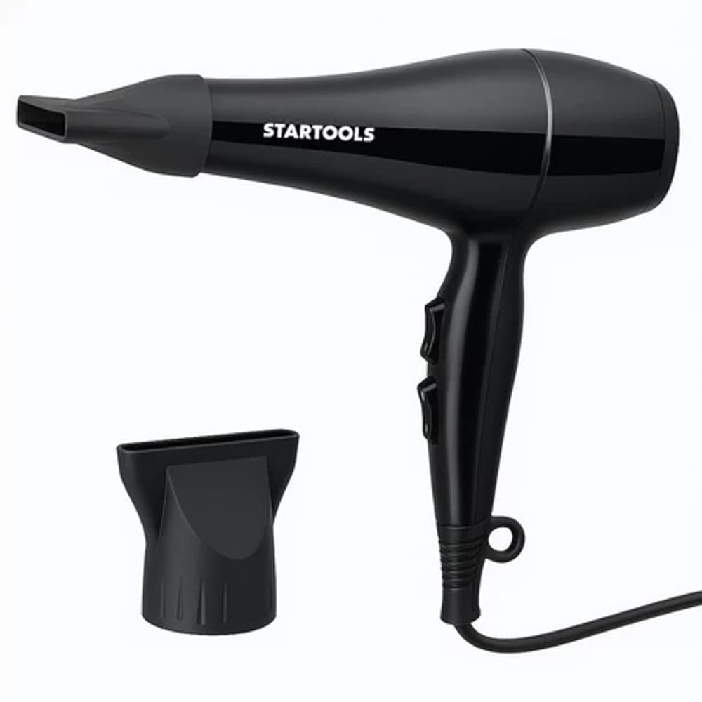 Secador de Cabelo Profissional 1800W 127V Preto com Jato Frio