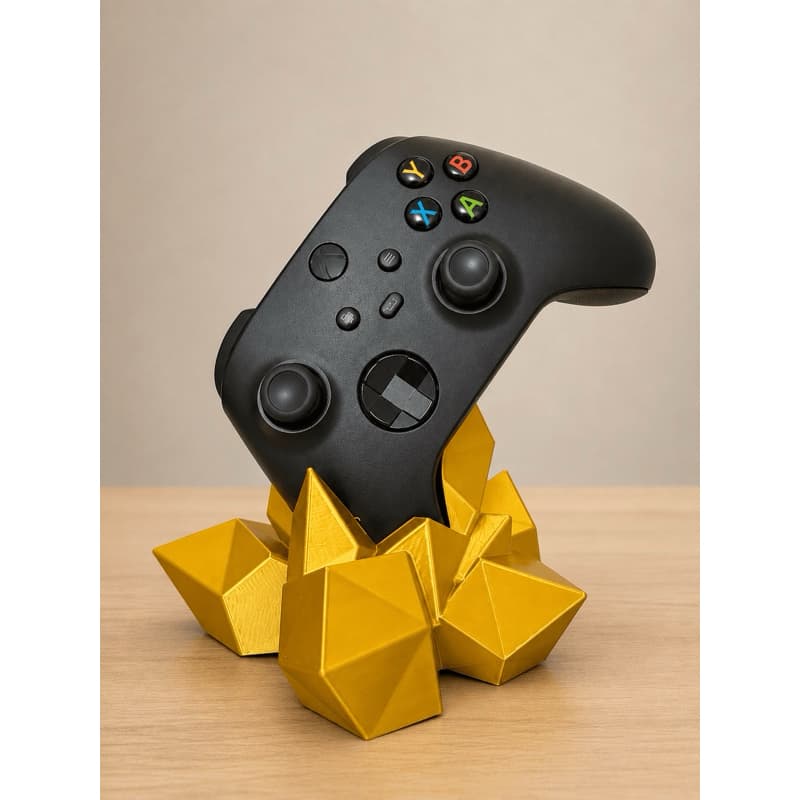 Suporte para Controle de Videogame Cristal Gamer Geek | Decoração para Setup