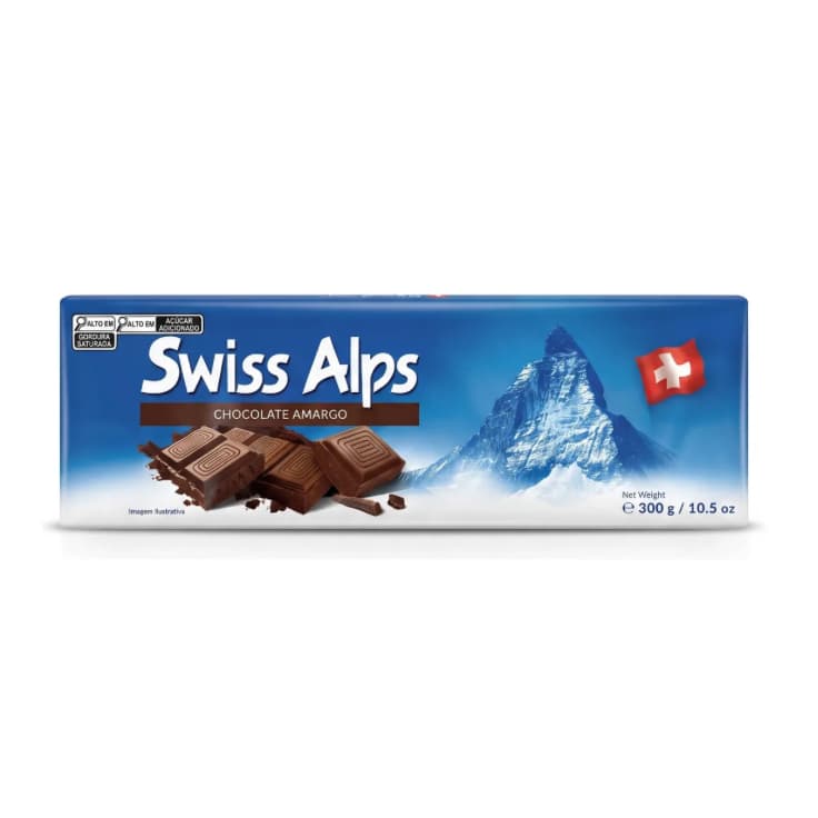 Chocolate Amargo Importado Suíça Swiss Alps 300g