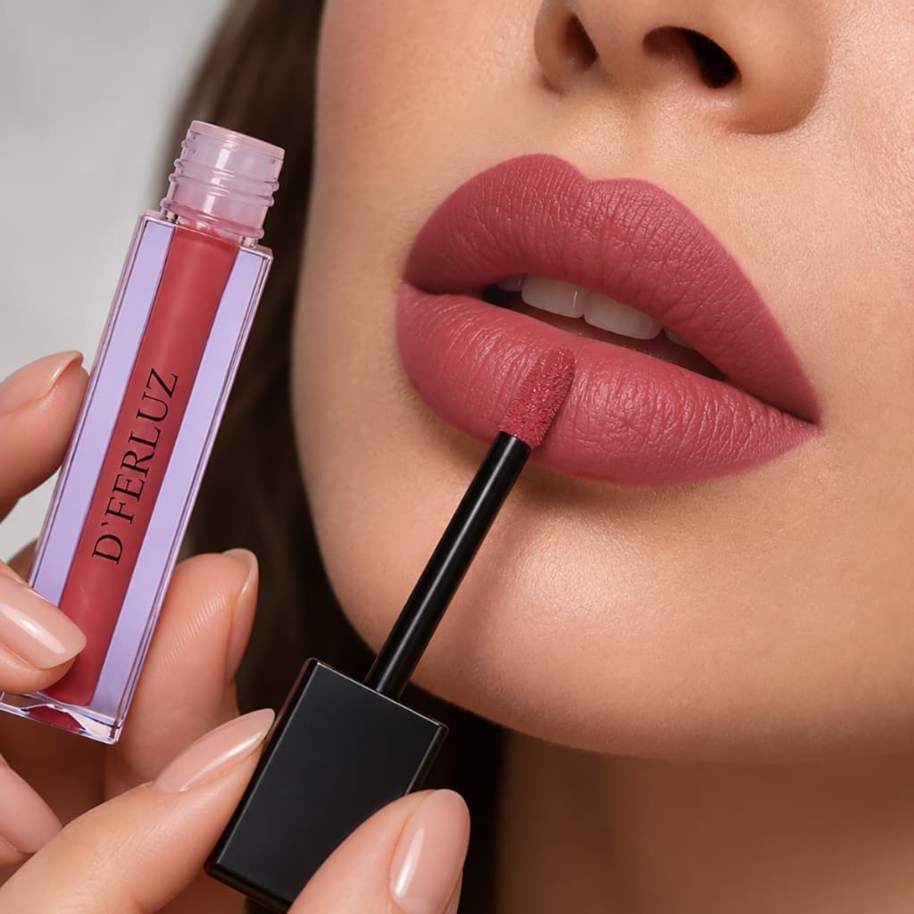 Batom Liquido Matte Longa Duração Toque Aveludado 4,5 Ml D`Ferluz