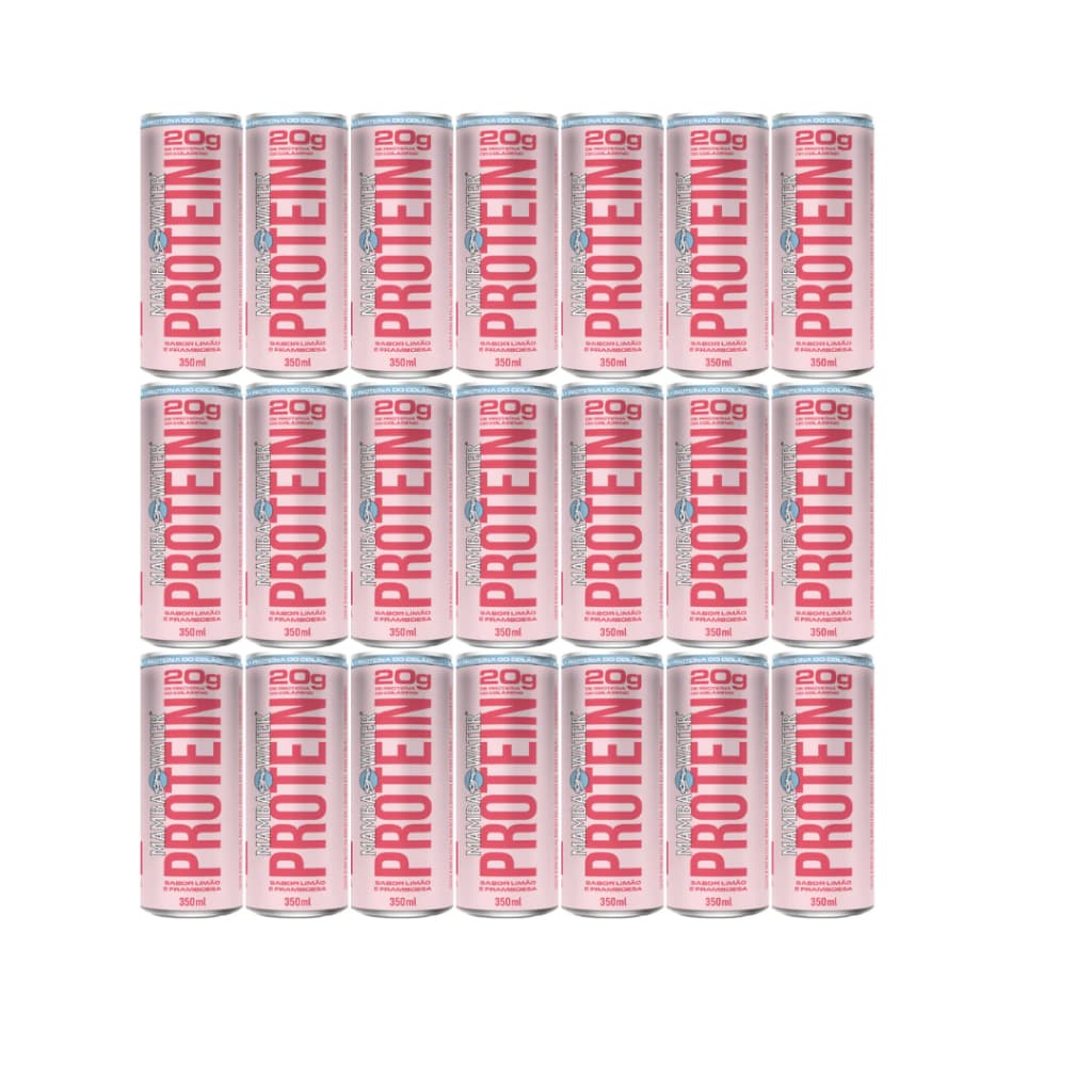 Mamba Water Protein Sabor Limão E Framboesa 24 Latas