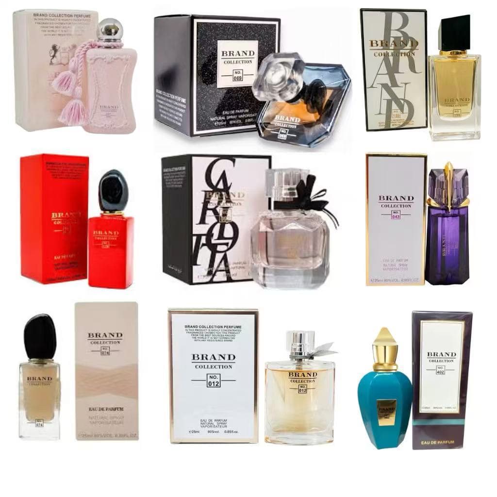 Perfumes Importados Brand Collection Miniaturas 25ml Feminino e Masculino Luxo