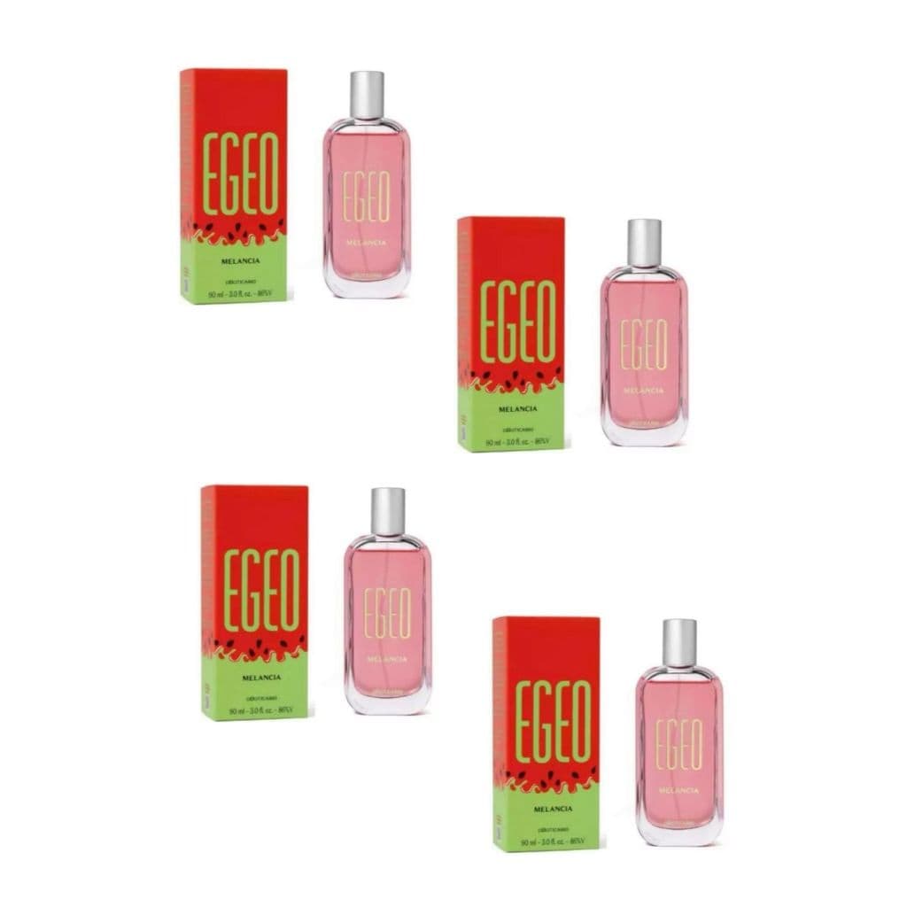 Combo Master 04 Unidades Egeo Melancia 100ML Perfume Feminino Importado – Fixação Alta