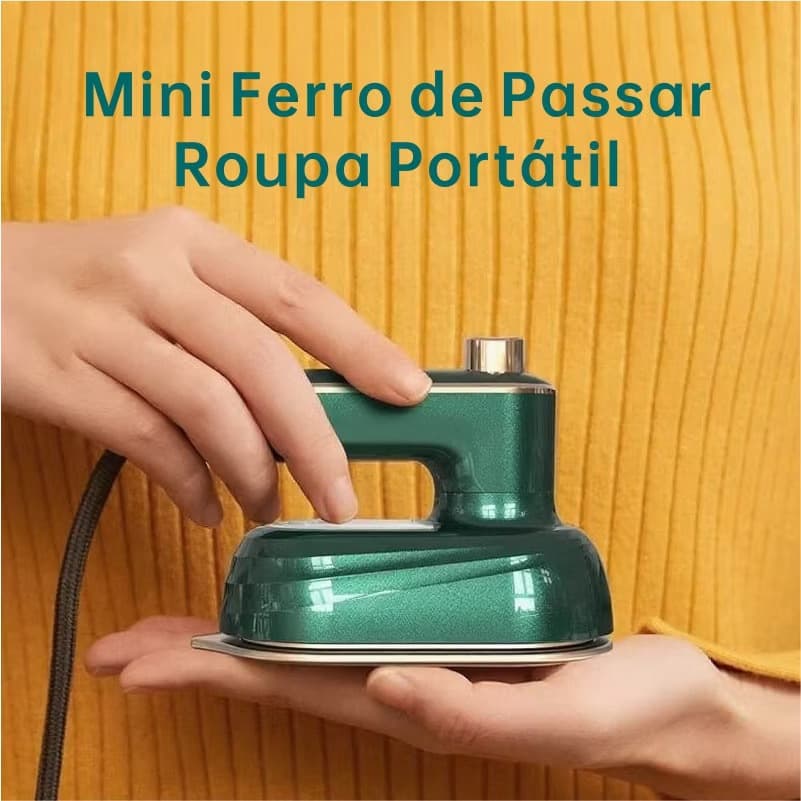 PROMOÇAO！Mini Ferro De Passar Roupas A Vapor Para Viagem | Elétrico Portátil Pequeno/Casa  Cor Aleatória