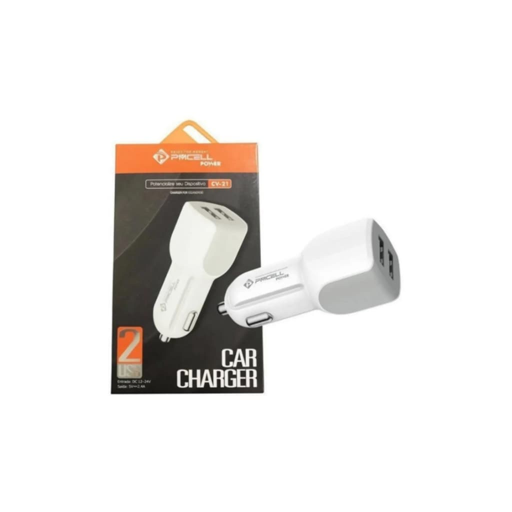 Carregador Veicular  2 USB SAIDA  12/24V CV-2 carro, 12v, moto, caminhão para celulares