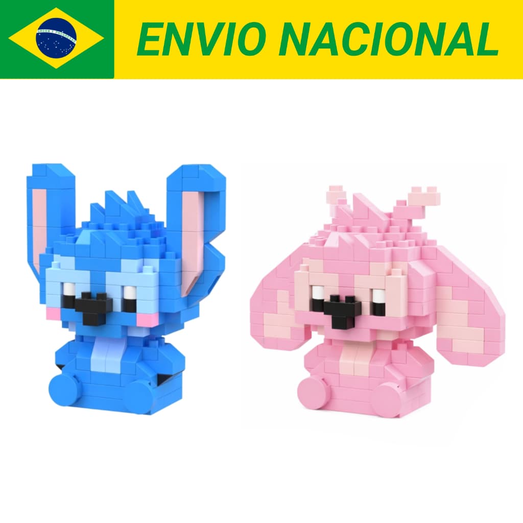 Blocos de Montar Bricks Lego Hello Kitty Stitch Angel Kuromi Melody Envio Nacional Rápido