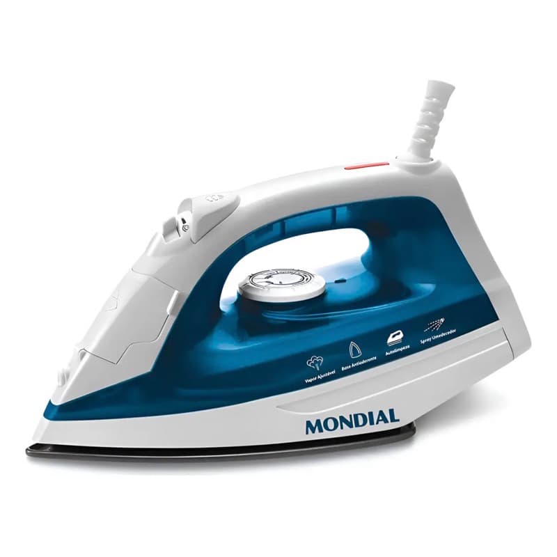 MONDIAL Ferro a Vapor, Azul/Branco, 1200W, 110V - F-32