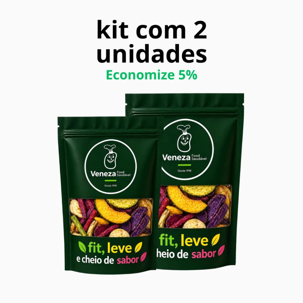 Mix de vegetais 100% Natural kit 2 unid de 100g (Veneza food saudável)