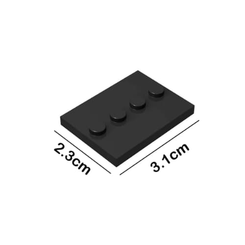 Base de Exposição Minifigura Blocos de Montar Compatível com Lego (1, 2, 3 ou 6 unidades) 2,3cm x 3,1cm