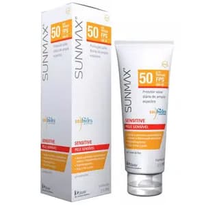 Protetor Solar Sunmax Sensitive Fps50 Pele Sensível Pocket 25ml