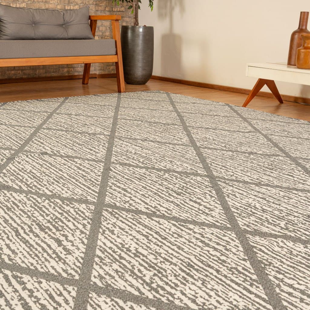 Tapete Versátil Estampado Antiderrapante Sala e Quarto Ideal Para Sala Decorativo 2,50m x 1,40m